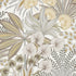 Branched Leaves All-over Wallpaper in beige color - pattern number KRA69002 - by Grandeco in the Karuna collection