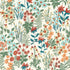 Classical Floral All-over Wallpaper in multi-colored color - pattern number ARA70902 - by Grandeco in the Arcadia collection
