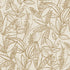 Branched Leaves All-over Wallpaper in gold color - pattern number KRA71801 - by Grandeco in the Karuna collection