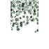 Photographic All-over Print 3 Panel Mural in green color - pattern number A73201 - by Grandeco in the Orom II collection