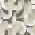 Geometric All-over Wallpaper in beige color - pattern number KRA76002 - by Grandeco in the Karuna collection