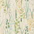 Branched Leaves All-over Wallpaper in green color - pattern number KRA76202 - by Grandeco in the Karuna collection