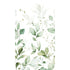 Branched Leaves All-over 3 Panel Mural in green color - pattern number A77101 - by Grandeco in the Orom II collection