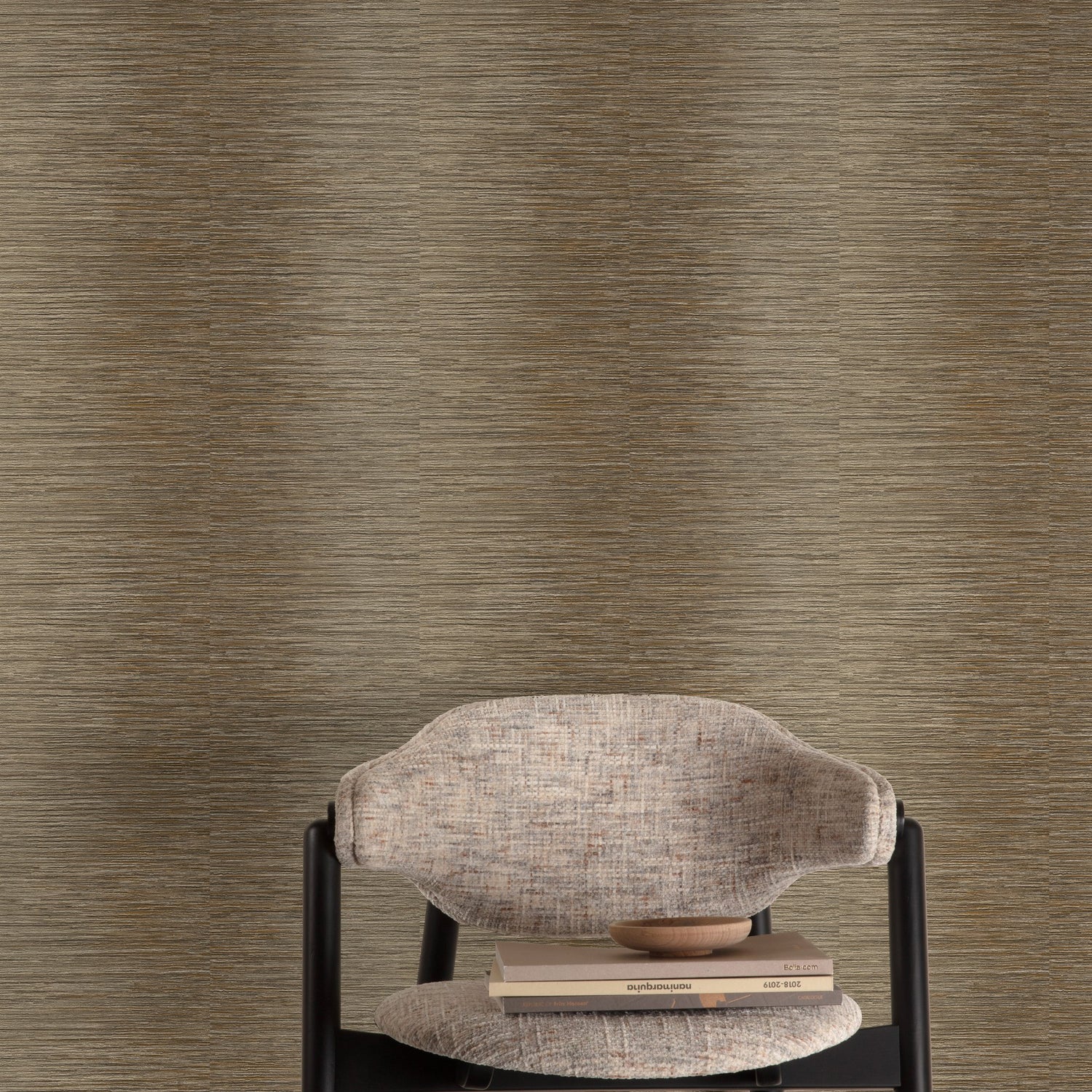 Irregular Stripes Wallpaper in brown color - pattern number A77903 - by Grandeco in the Textured Vibes collection