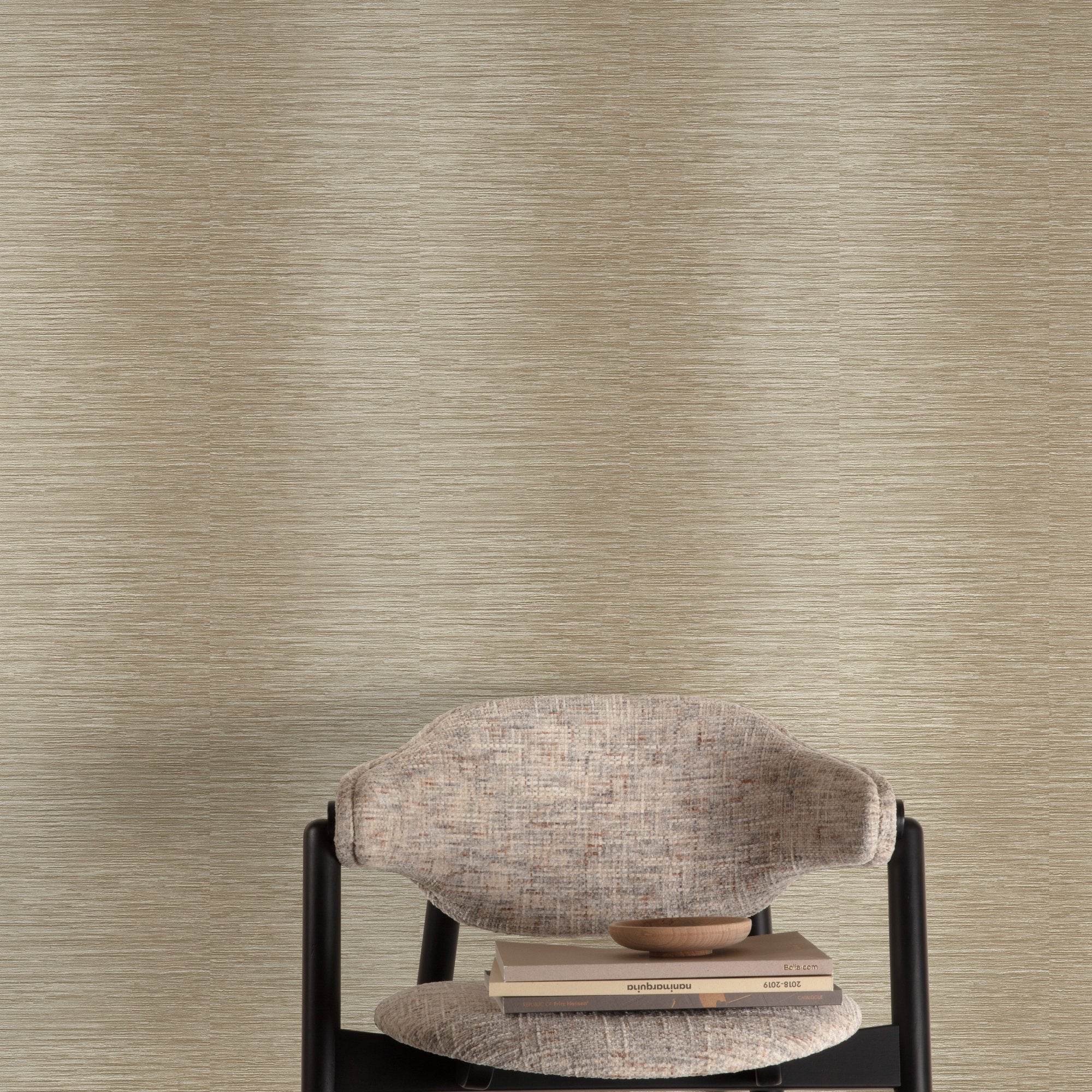 Irregular Stripes Wallpaper in brown color - pattern number A77904 - by Grandeco in the Textured Vibes collection