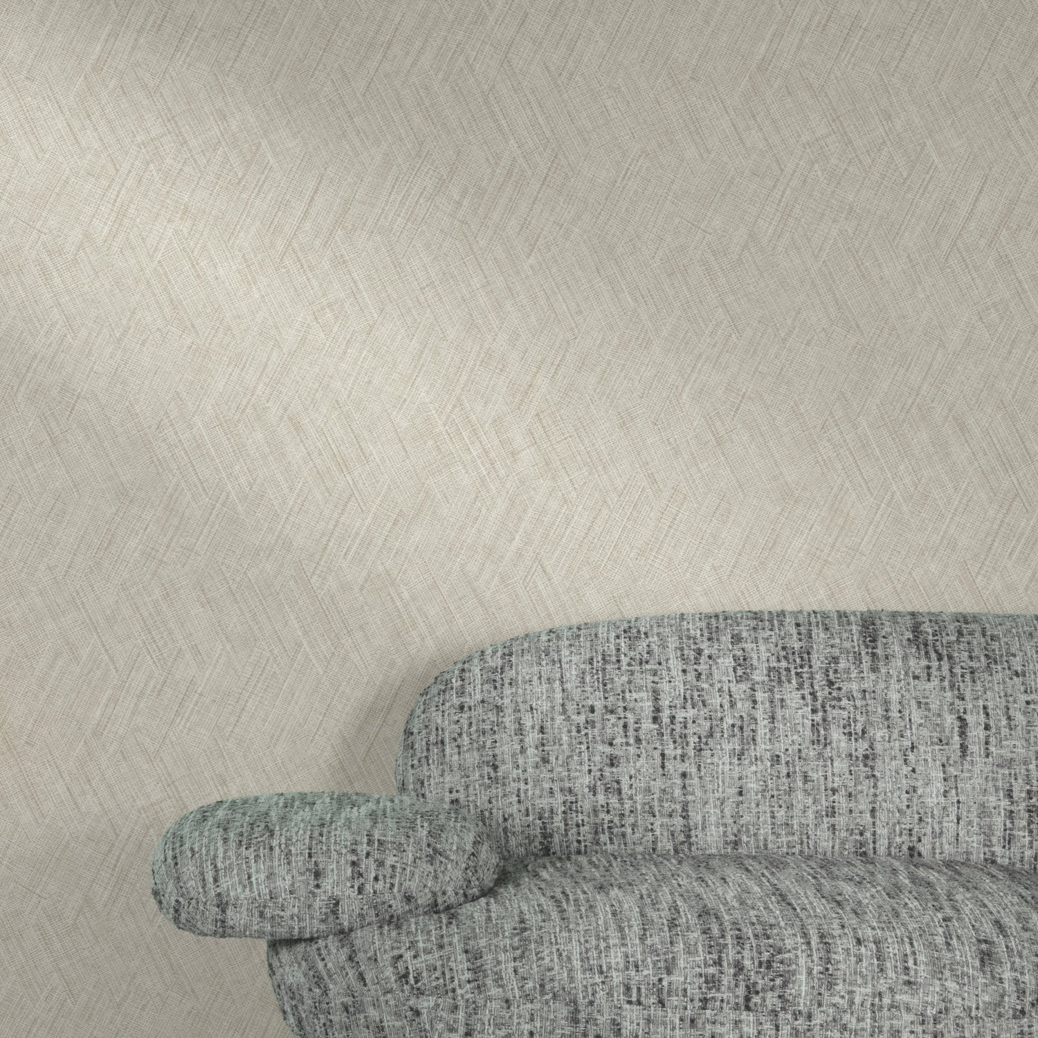 Textile Plain Wallpaper in grey color - pattern number A78304 - by Grandeco in the Textured Vibes collection