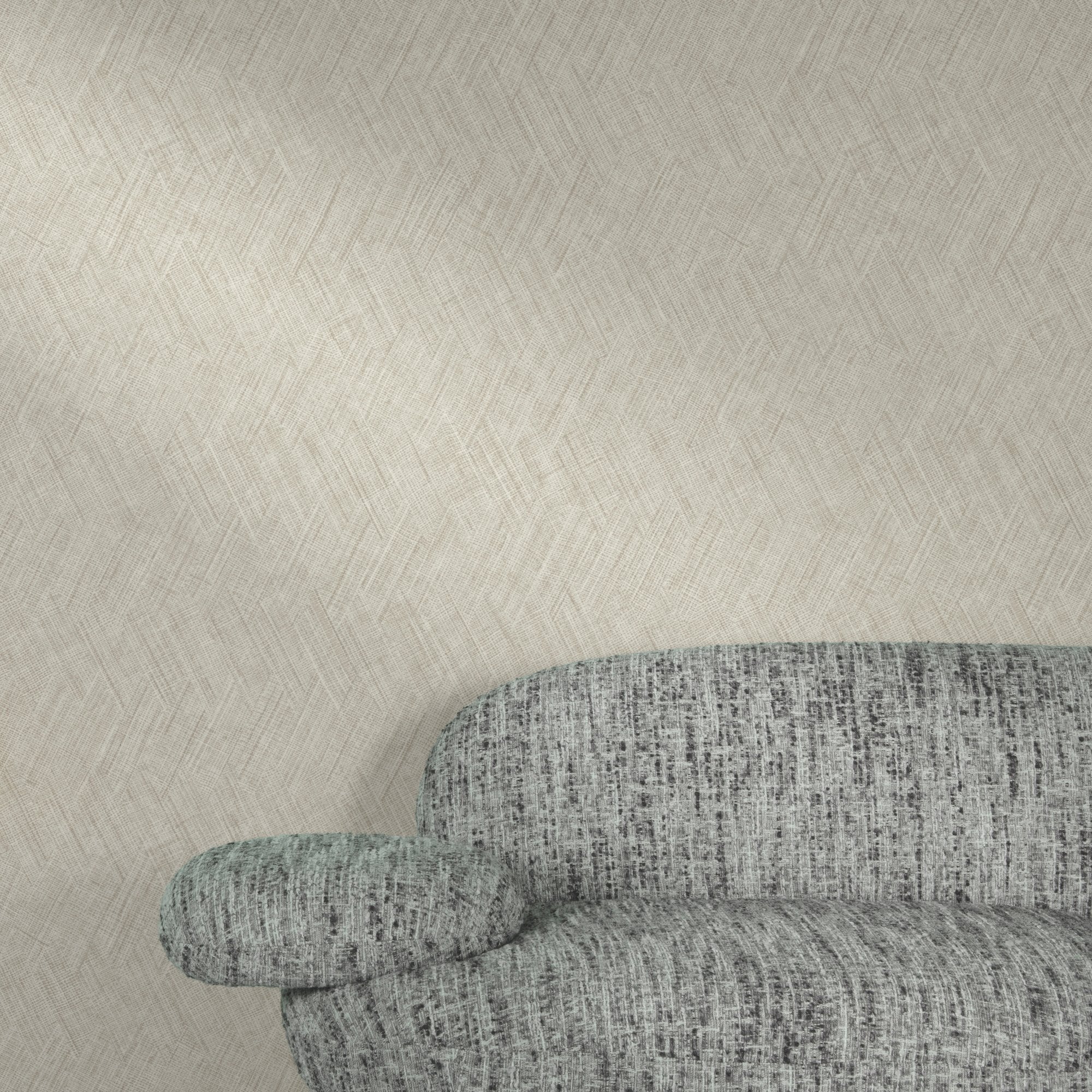 Textile Plain Wallpaper in grey color - pattern number A78304 - by Grandeco in the Textured Vibes collection