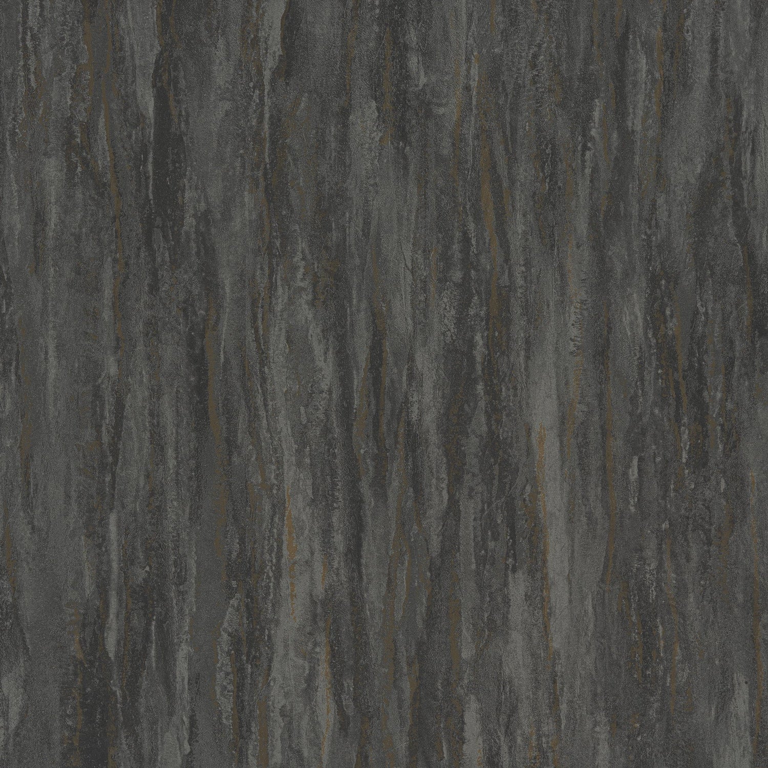Patinated Plain Wallpaper in black color - pattern number A78501 - by Grandeco in the Textured Vibes collection