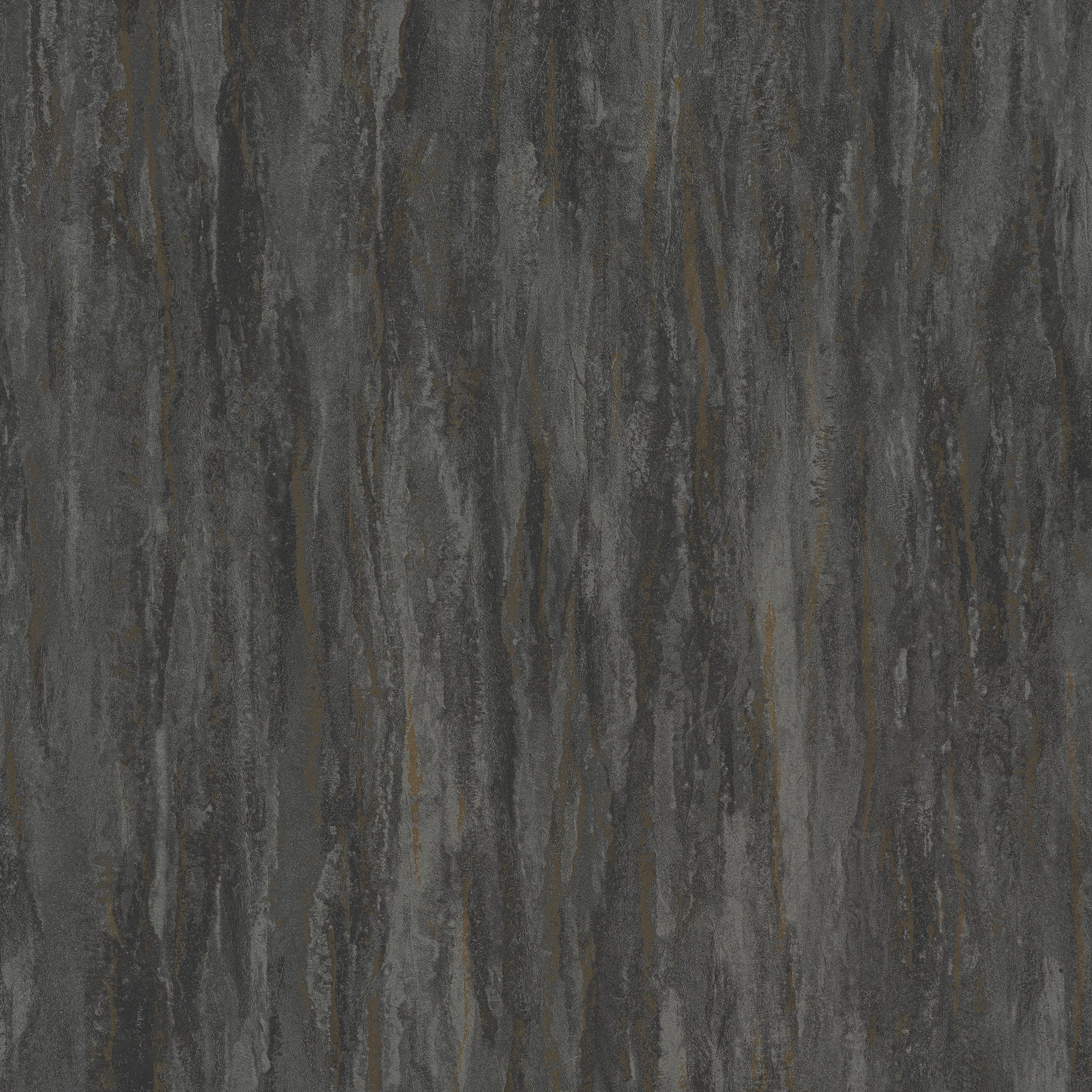 Patinated Plain Wallpaper in black color - pattern number A78501 - by Grandeco in the Textured Vibes collection