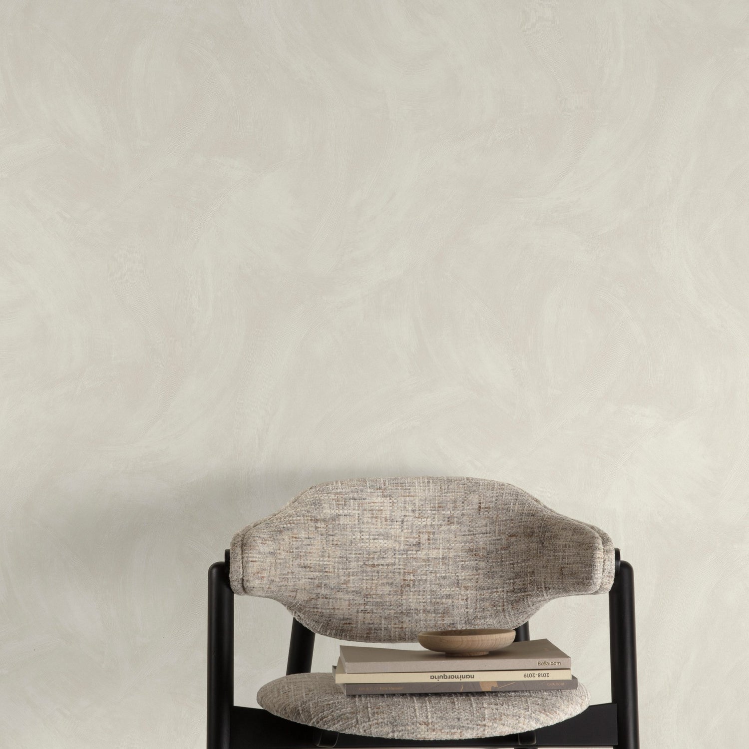 Authentic Plaster Plain Wallpaper in cream color - pattern number A78702 - by Grandeco in the Textured Vibes collection