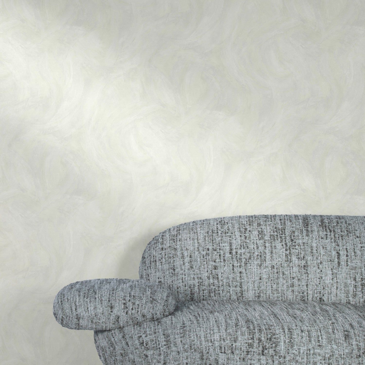 Authentic Plaster Plain Wallpaper in white color - pattern number A78711 - by Grandeco in the Textured Vibes collection