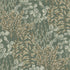 Branched Leaves All-over Wallpaper in green color - pattern number INA78901 - by Grandeco in the Inia collection