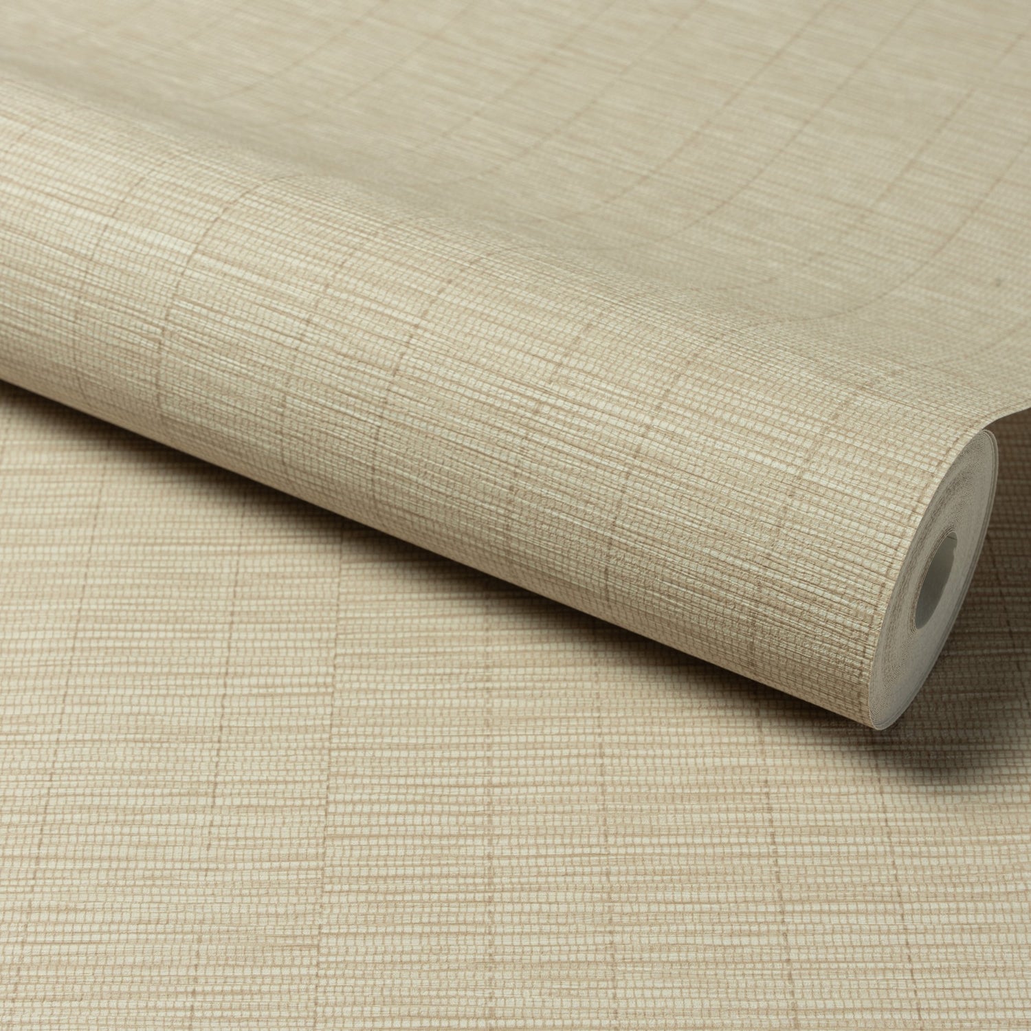Textile Plain Wallpaper in beige color - pattern number A80301 - by Grandeco in the Structured Walls collection