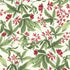 Classical Floral All-over Wallpaper in green color - pattern number INA80401 - by Grandeco in the Inia collection