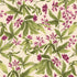Classical Floral All-over Wallpaper in green color - pattern number INA80402 - by Grandeco in the Inia collection