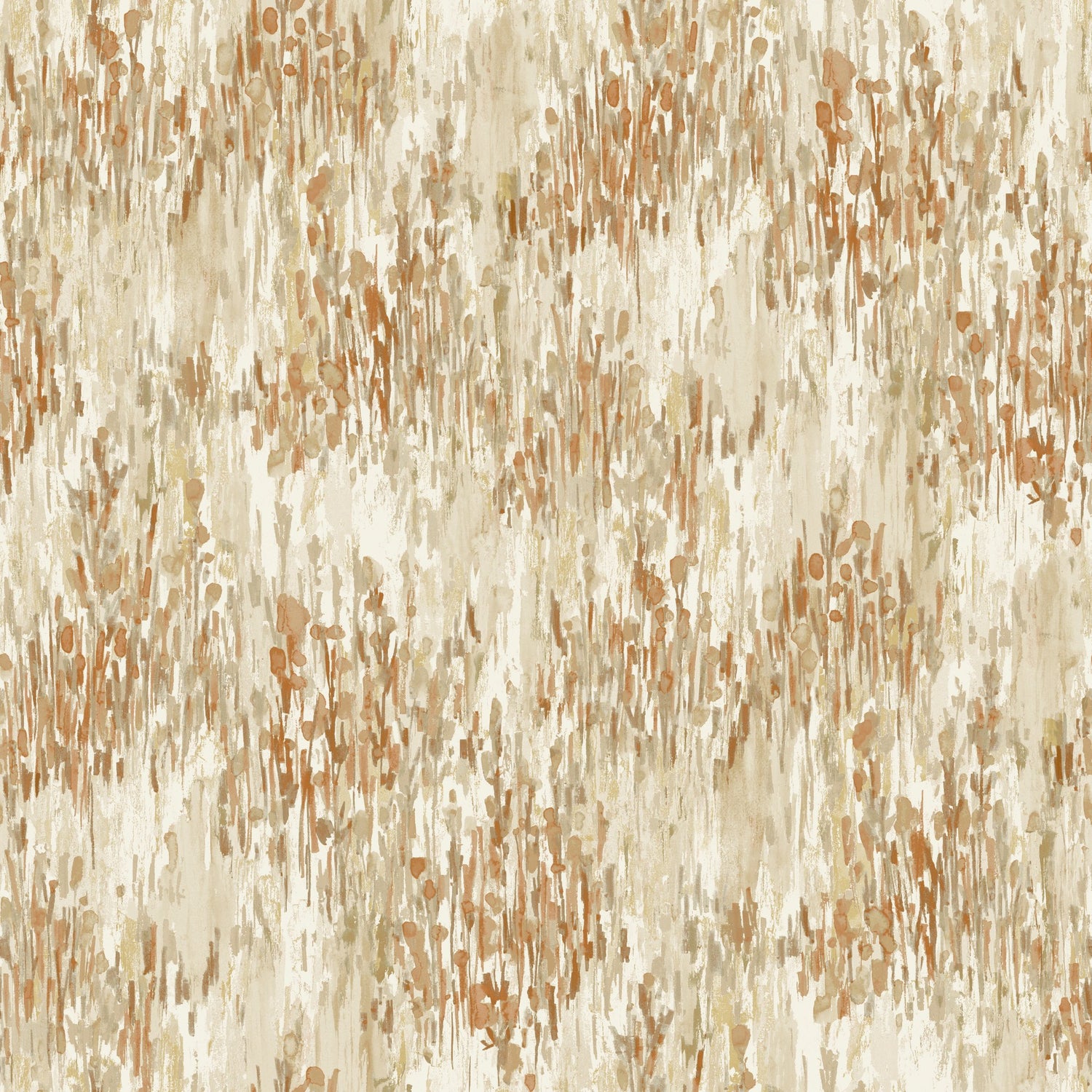 Ethnic All-over Wallpaper in orange color - pattern number INA82802 - by Grandeco in the Inia collection