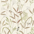 Branched Leaves All-over Wallpaper in beige color - pattern number INA83502 - by Grandeco in the Inia collection