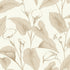 Branched Leaves All-over Wallpaper in beige color - pattern number INA83602 - by Grandeco in the Inia collection