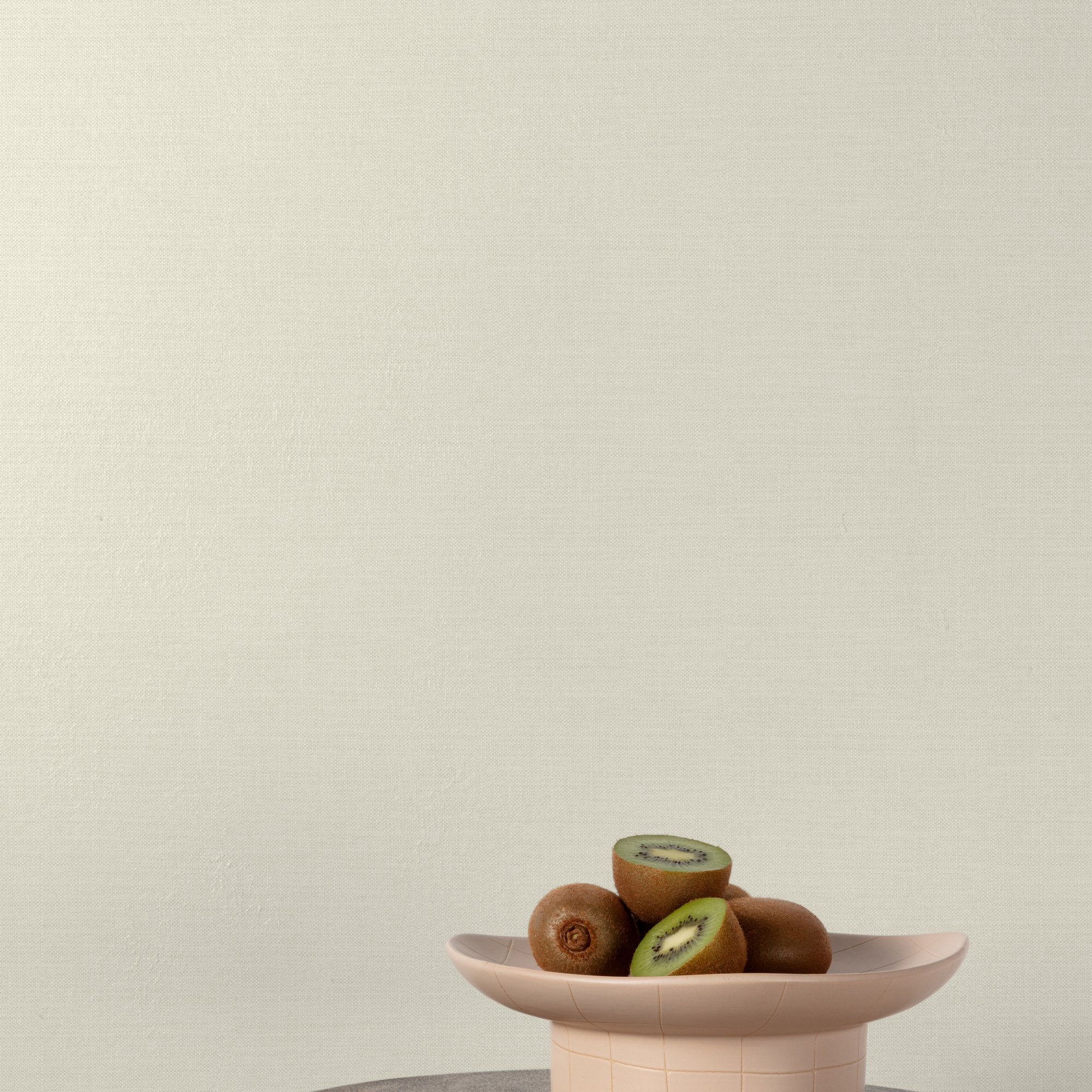 Textile Plain Wallpaper in cream color - pattern number A84918 - by Grandeco in the Structured Walls collection