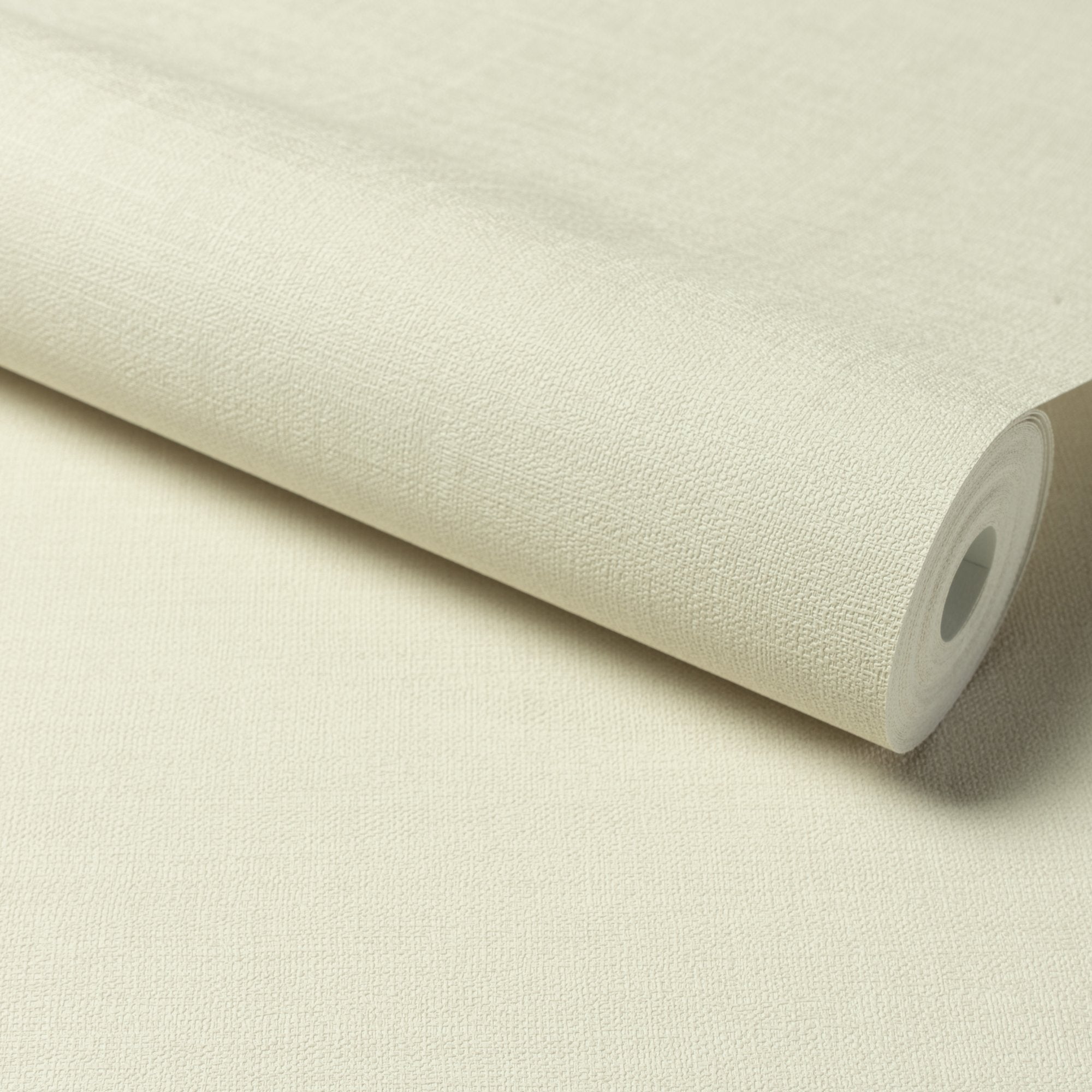 Textile Plain Wallpaper in cream color - pattern number A84918 - by Grandeco in the Structured Walls collection