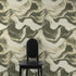 Geometric All-over Wallpaper in green color - pattern number A85102 - by Grandeco in the Structured Walls collection