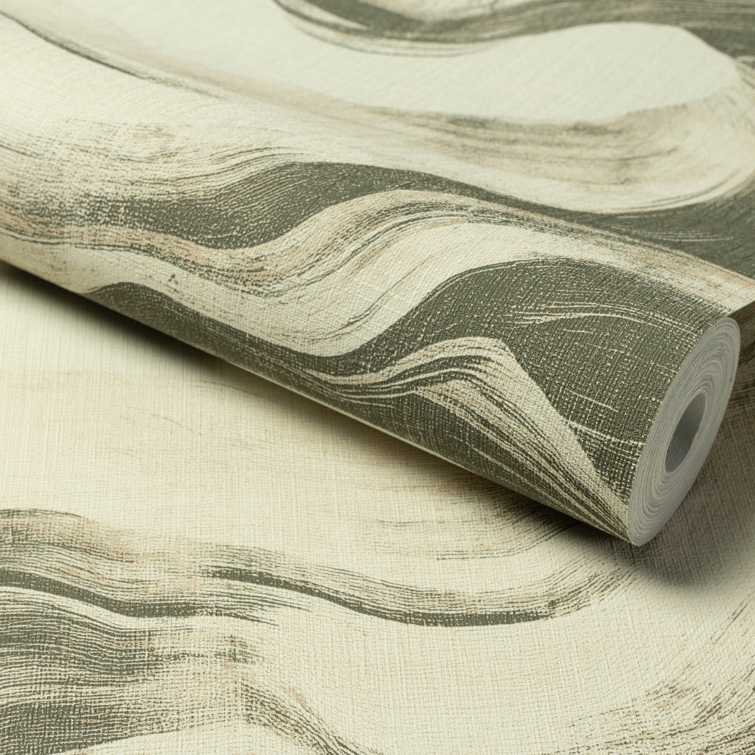 Geometric All-over Wallpaper in green color - pattern number A85102 - by Grandeco in the Structured Walls collection