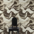 Geometric All-over Wallpaper in brown color - pattern number A85103 - by Grandeco in the Structured Walls collection