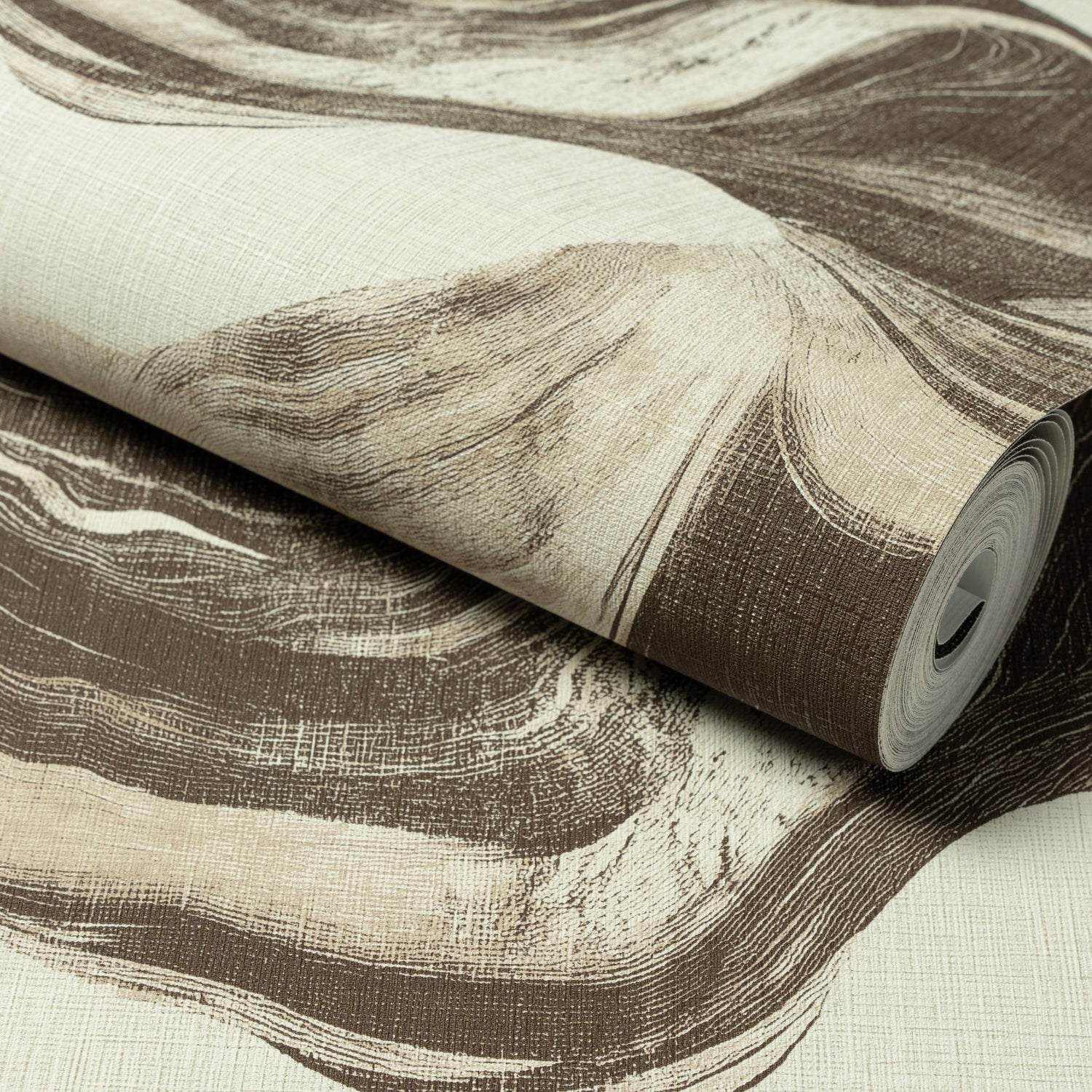 Geometric All-over Wallpaper in brown color - pattern number A85103 - by Grandeco in the Structured Walls collection