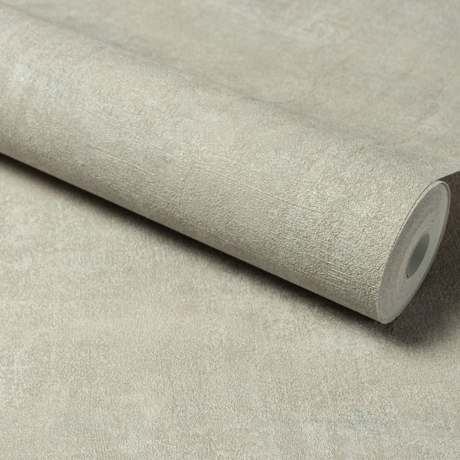 Authentic Plaster Plain Wallpaper in grey color - pattern number A85403 - by Grandeco in the Structured Walls collection