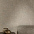 Authentic Plaster Plain Wallpaper in beige color - pattern number A85404 - by Grandeco in the Structured Walls collection