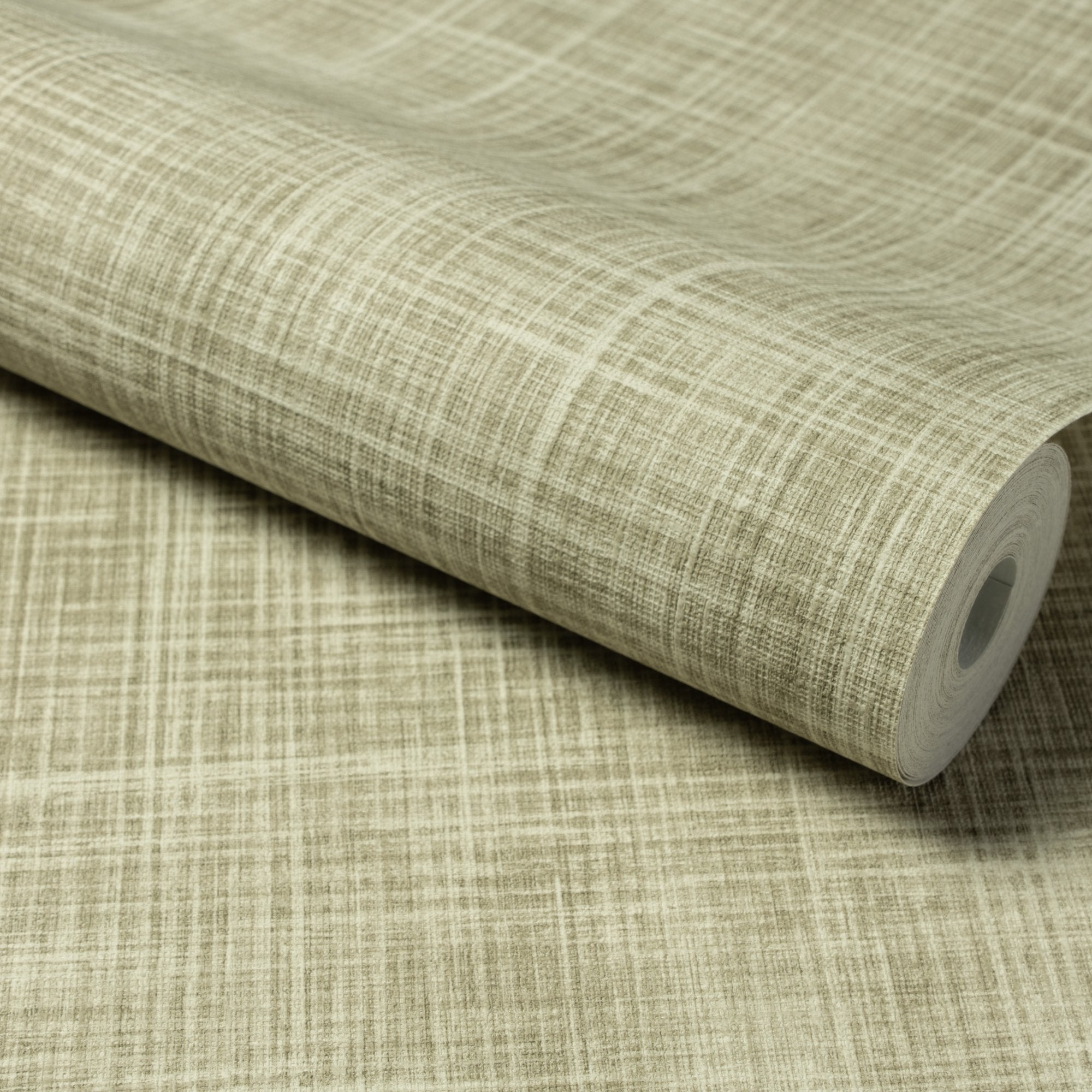 Textile Plain Wallpaper in green color - pattern number A85502 - by Grandeco in the Structured Walls collection
