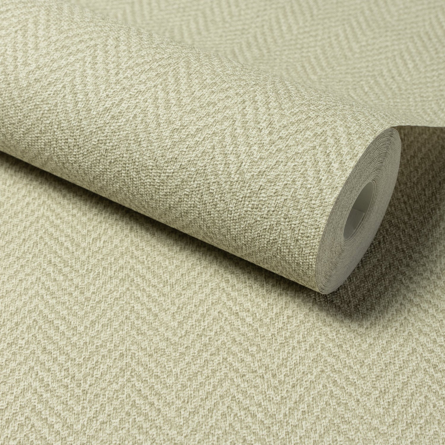Faux Unis Natural Wallpaper in green color - pattern number A86204 - by Grandeco in the Structured Walls collection