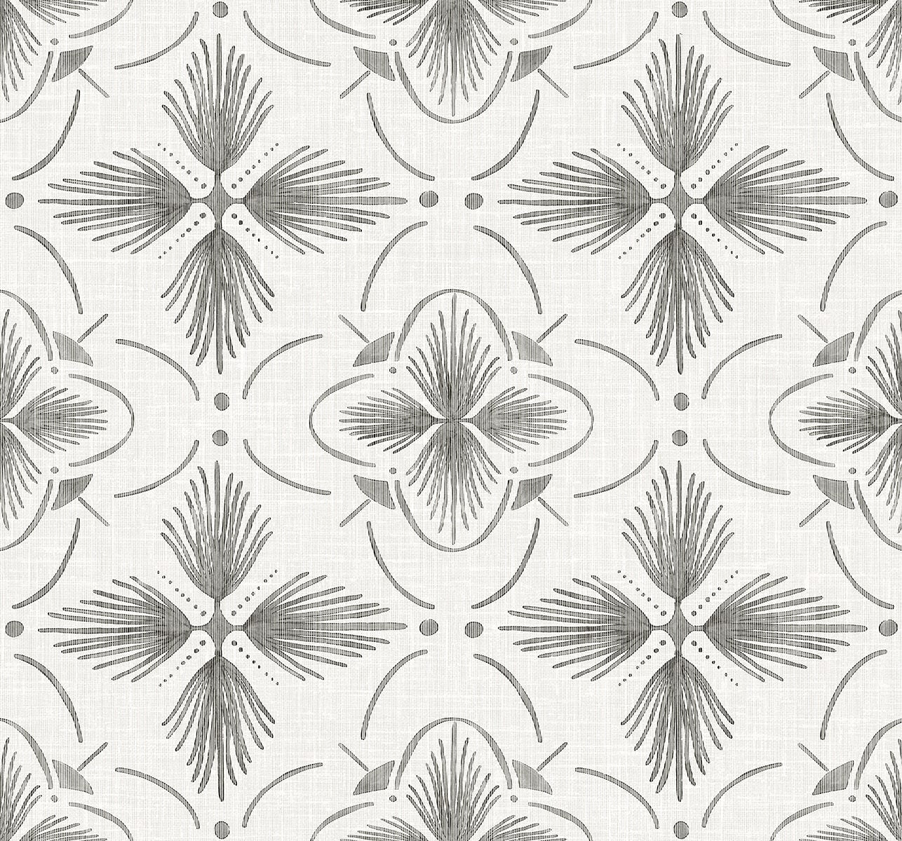 Sari Wallpaper in conte crayon color - pattern number AG60400 - by Seabrook in the Bali Tropical collection
