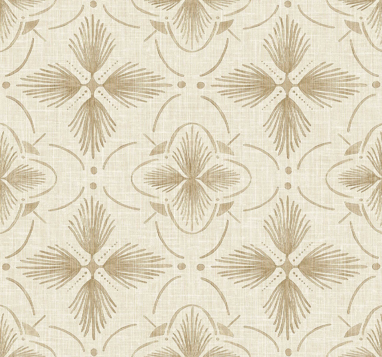 Sari Wallpaper in sugared almond color - pattern number AG60406 - by Seabrook in the Bali Tropical collection