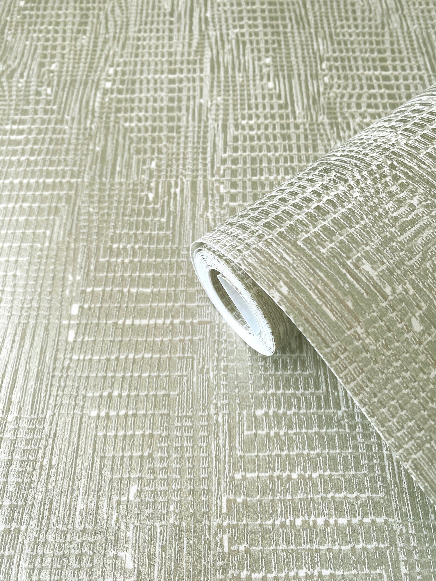 Loose Weave wallpaper in silver grey color - pattern number AM22003-3 - by Galerie in the Elegance collection