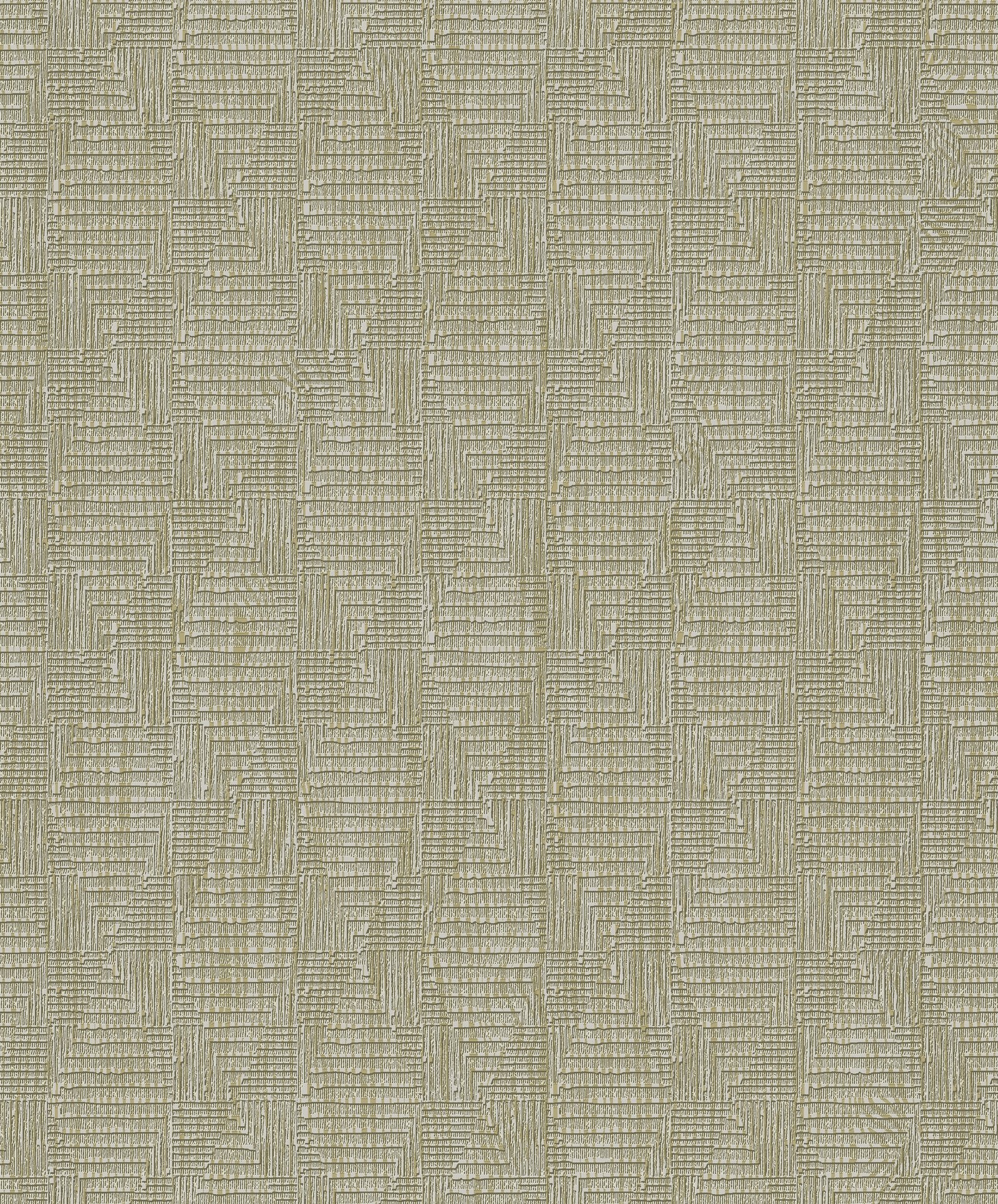 Loose Weave wallpaper in beige color - pattern number AM22003-4 - by Galerie in the Elegance collection