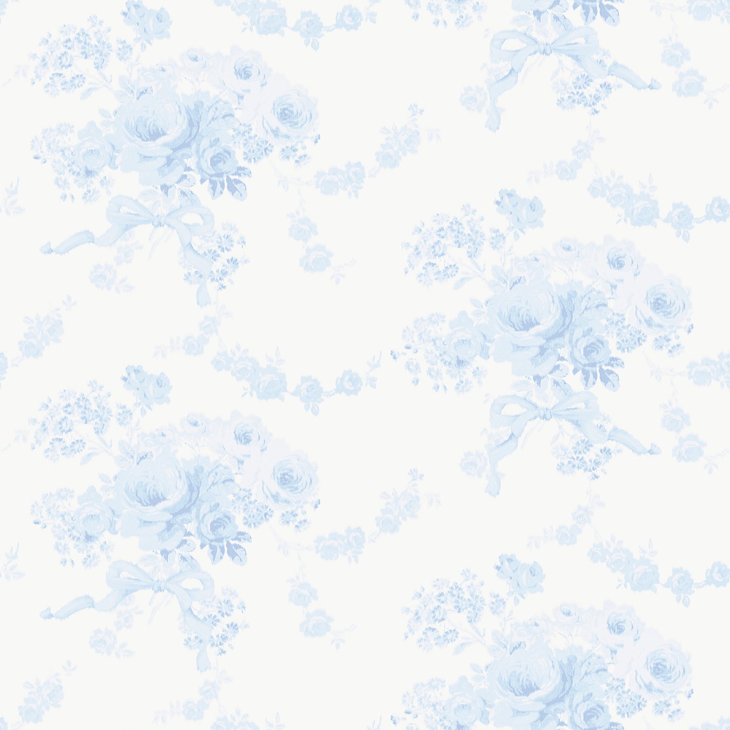 Charlamagne Harbor wallpaper in powdered blue color - pattern number AST6446 - by A Street Prints in the Love Shack Fancy collection