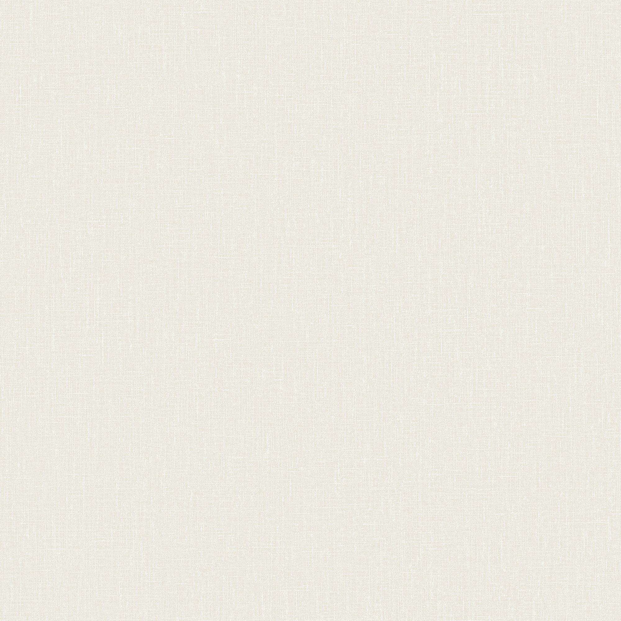 Textile Plain Wallpaper in cream color - pattern number AT1001 - by Grandeco in the Atmosphere collection