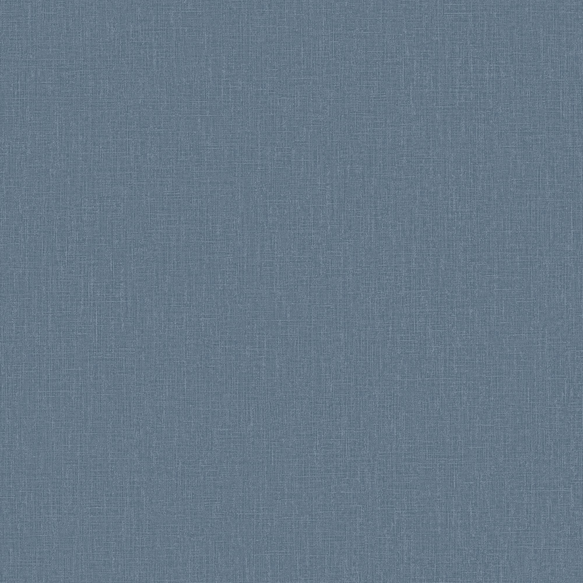 Textile Plain Wallpaper in blue color - pattern number AT1024 - by Grandeco in the Atmosphere collection
