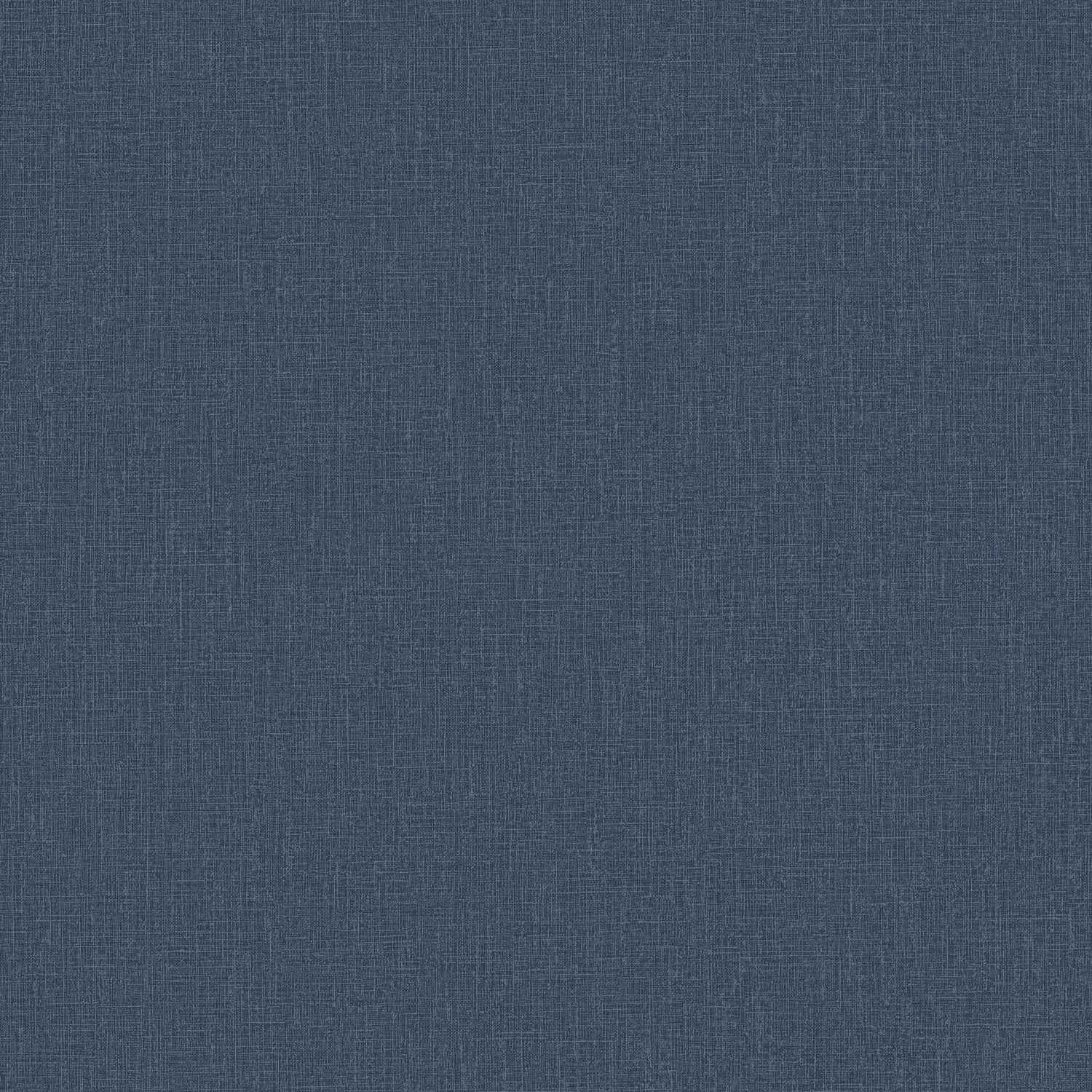 Textile Plain Wallpaper in blue color - pattern number AT1025 - by Grandeco in the Atmosphere collection