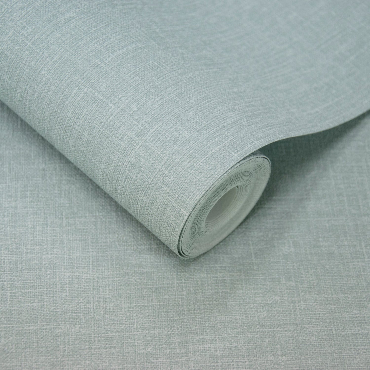 Textile Plain Wallpaper in blue color - pattern number AT1026 - by Grandeco in the Atmosphere collection