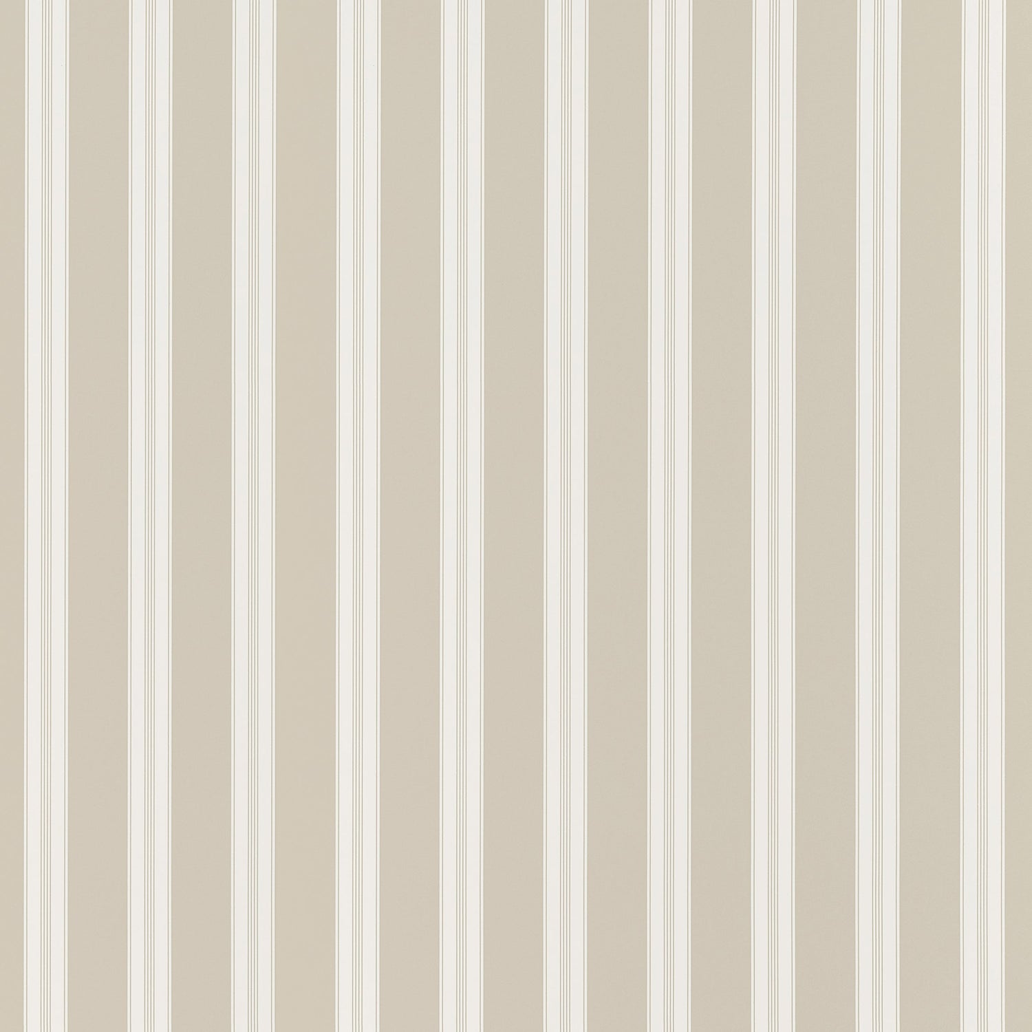 Payton Stripe Wallpaper in beige color - pattern number AT10704 - by Thibaut in the Clermont collection