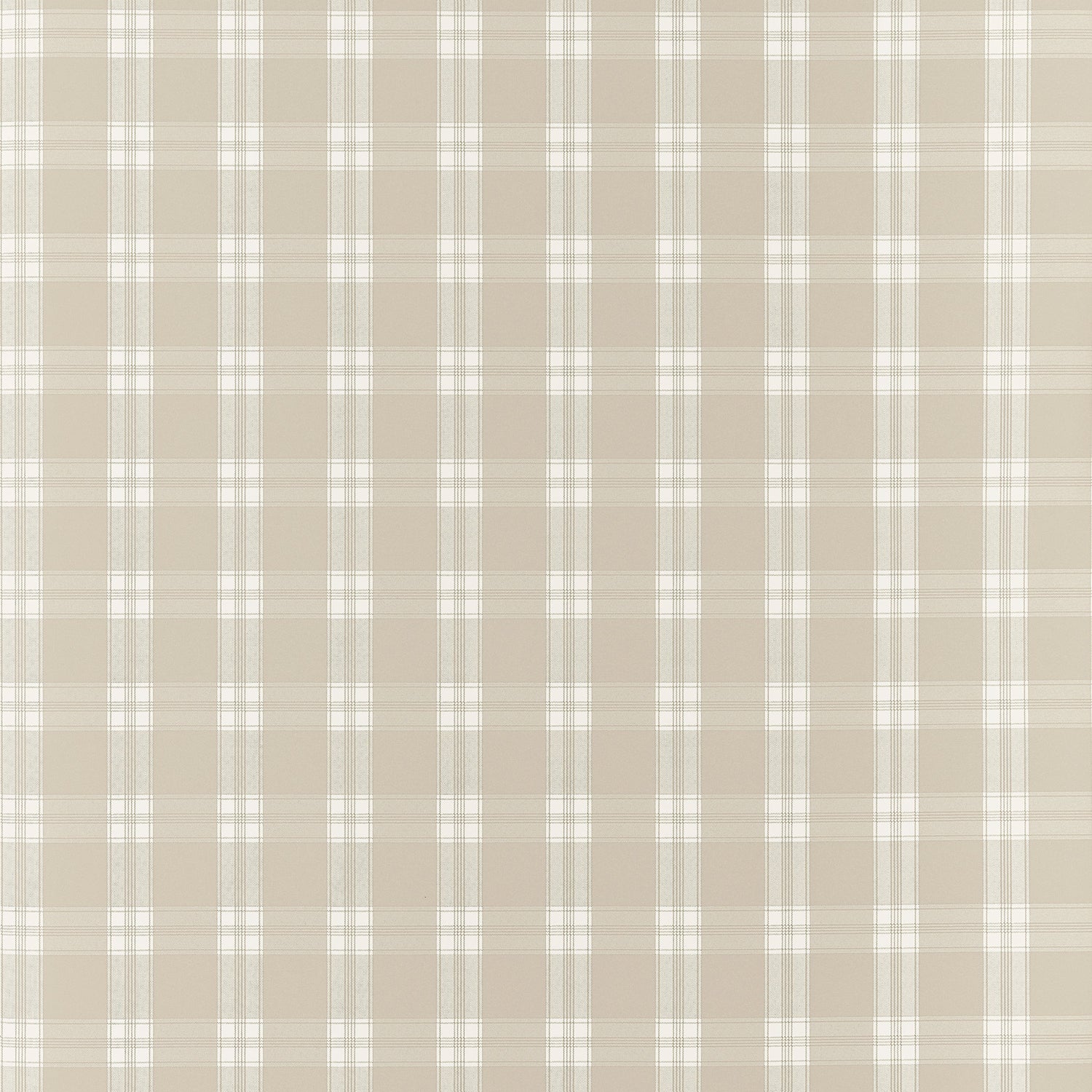 Payton Check Wallpaper in beige color - pattern number AT10710 - by Thibaut in the Clermont collection