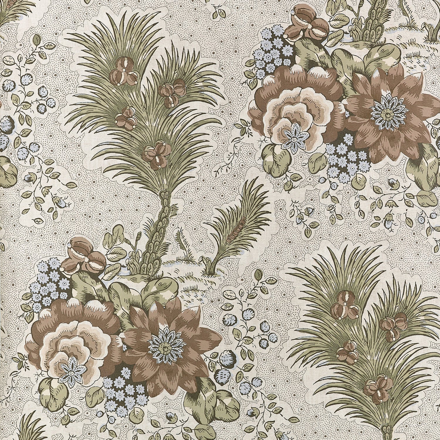 Drexel Hill Wallpaper in brown color - pattern number AT10714 - by Thibaut in the Clermont collection