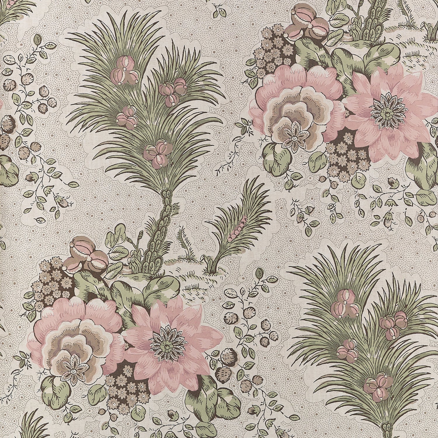 Drexel Hill Wallpaper in blush color - pattern number AT10715 - by Thibaut in the Clermont collection