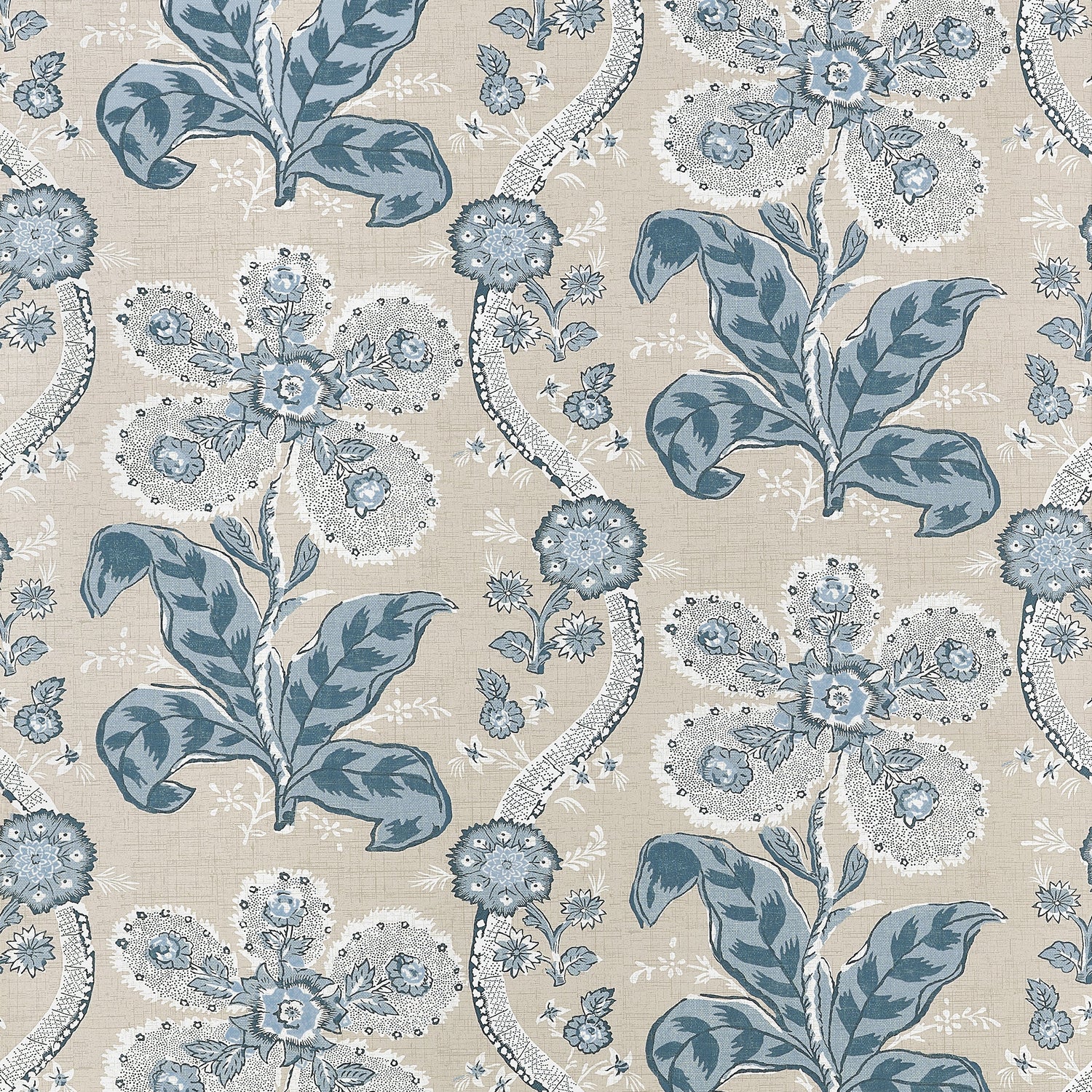 St. Gilles Wallpaper in spa blue color - pattern number AT10722 - by Thibaut in the Clermont collection