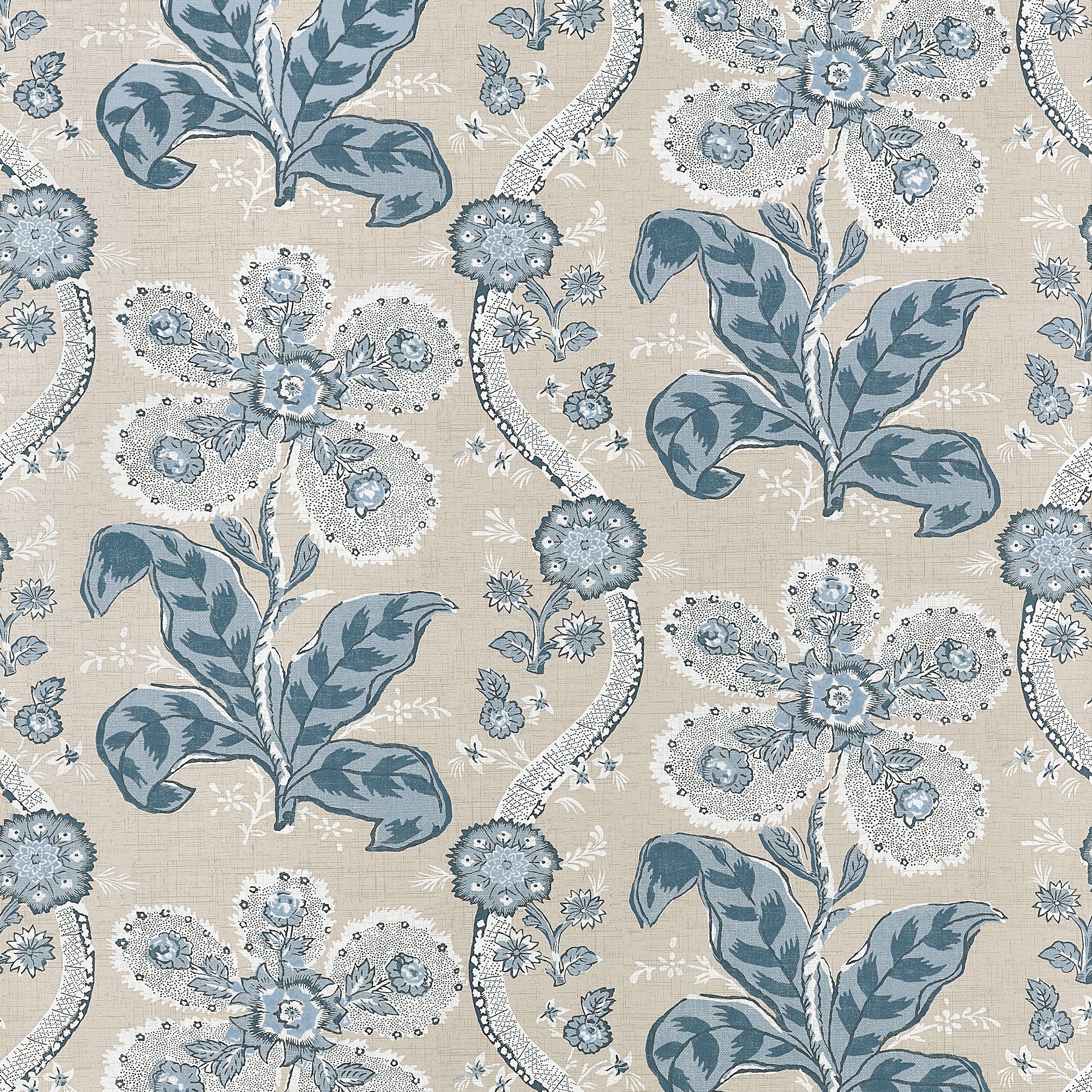 St. Gilles Wallpaper in spa blue color - pattern number AT10722 - by Thibaut in the Clermont collection