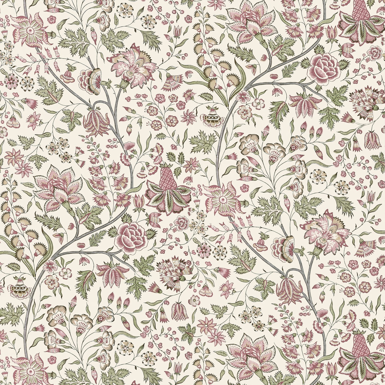 Francois Wallpaper in blush color - pattern number AT10725 - by Thibaut in the Clermont collection