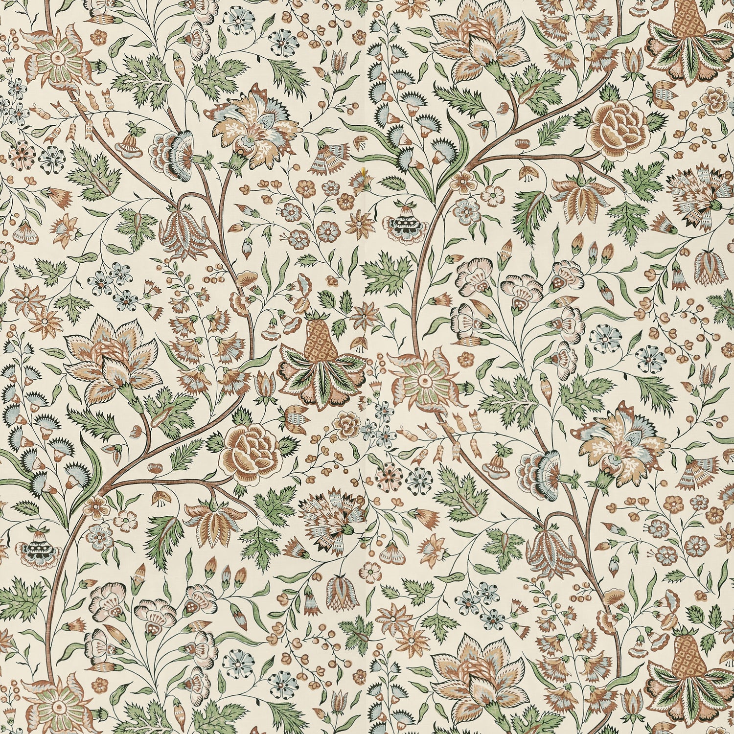 Francois Wallpaper in brown color - pattern number AT10726 - by Thibaut in the Clermont collection