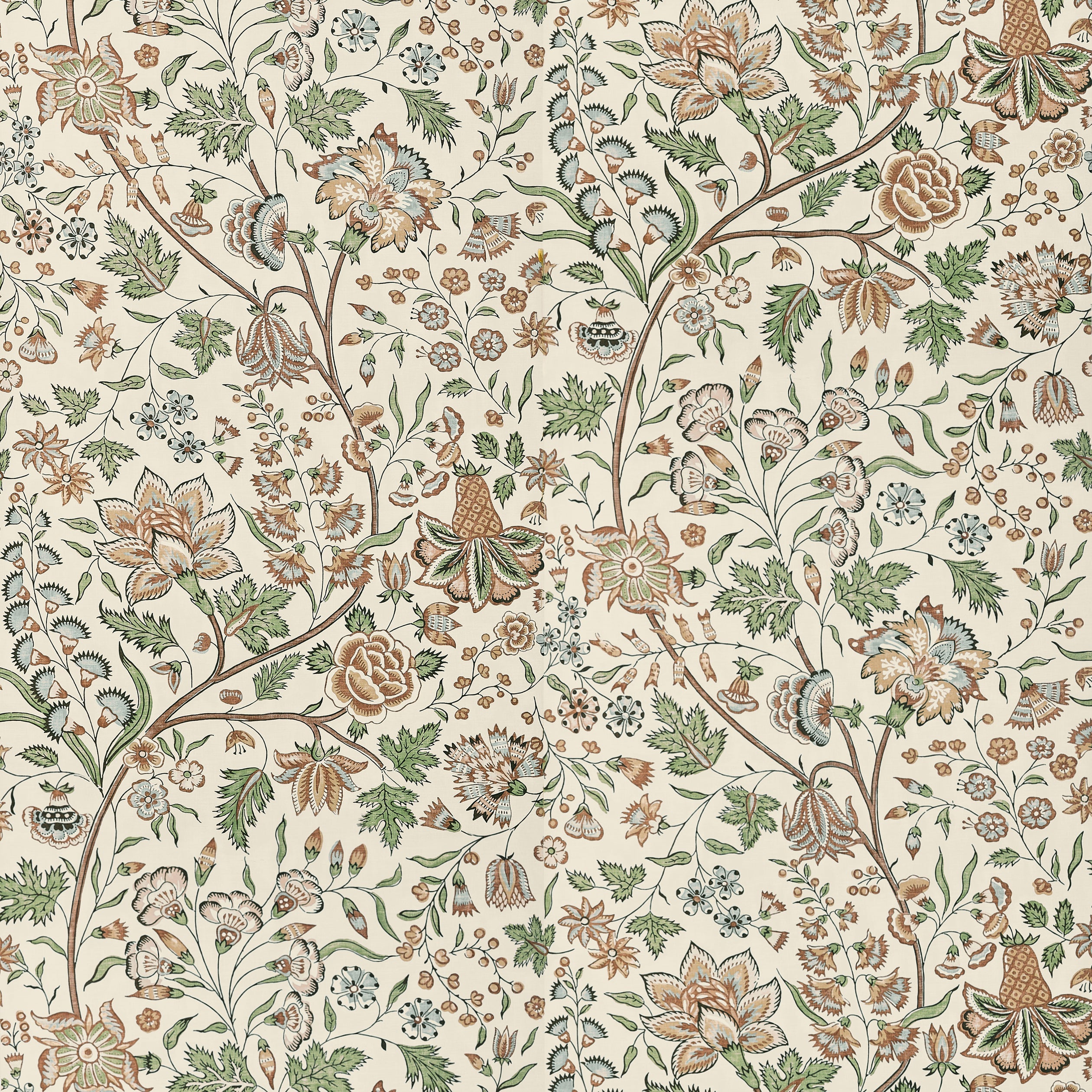 Francois Wallpaper in brown color - pattern number AT10726 - by Thibaut in the Clermont collection